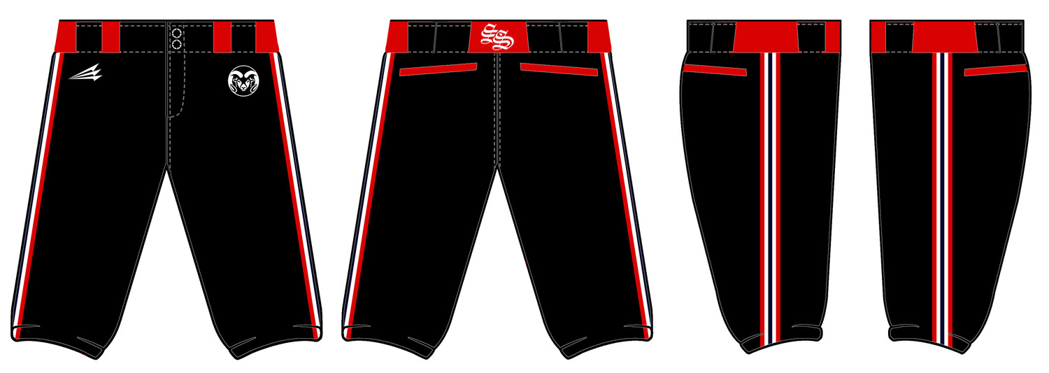 South Sevier Custom Knicker Baseball Pants #BP3B