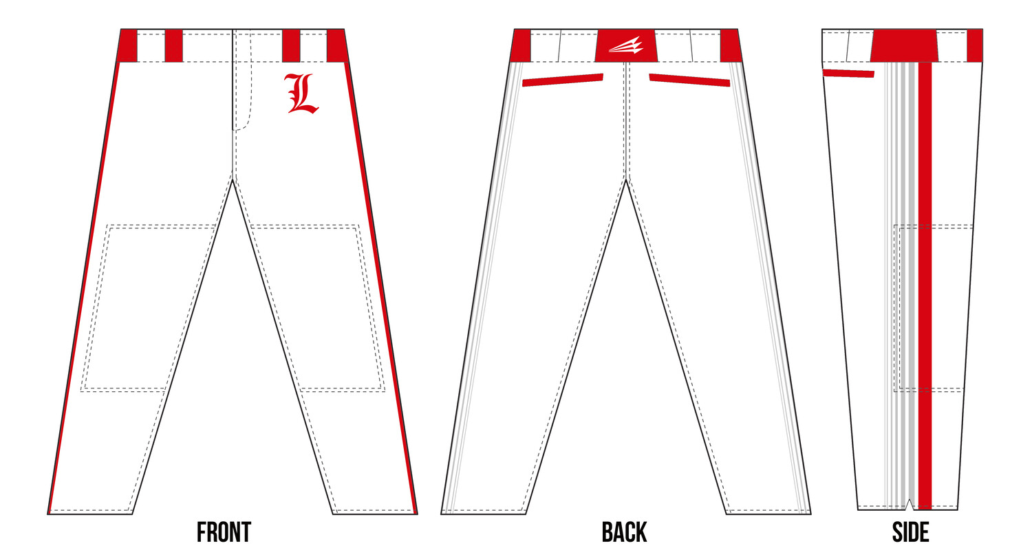East Bay Legends Custom Stacheman Elite Long Baseball Pants Design #BP4