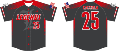 East Bay Legends Custom NanoDri Baseball Jersey Design #J5B