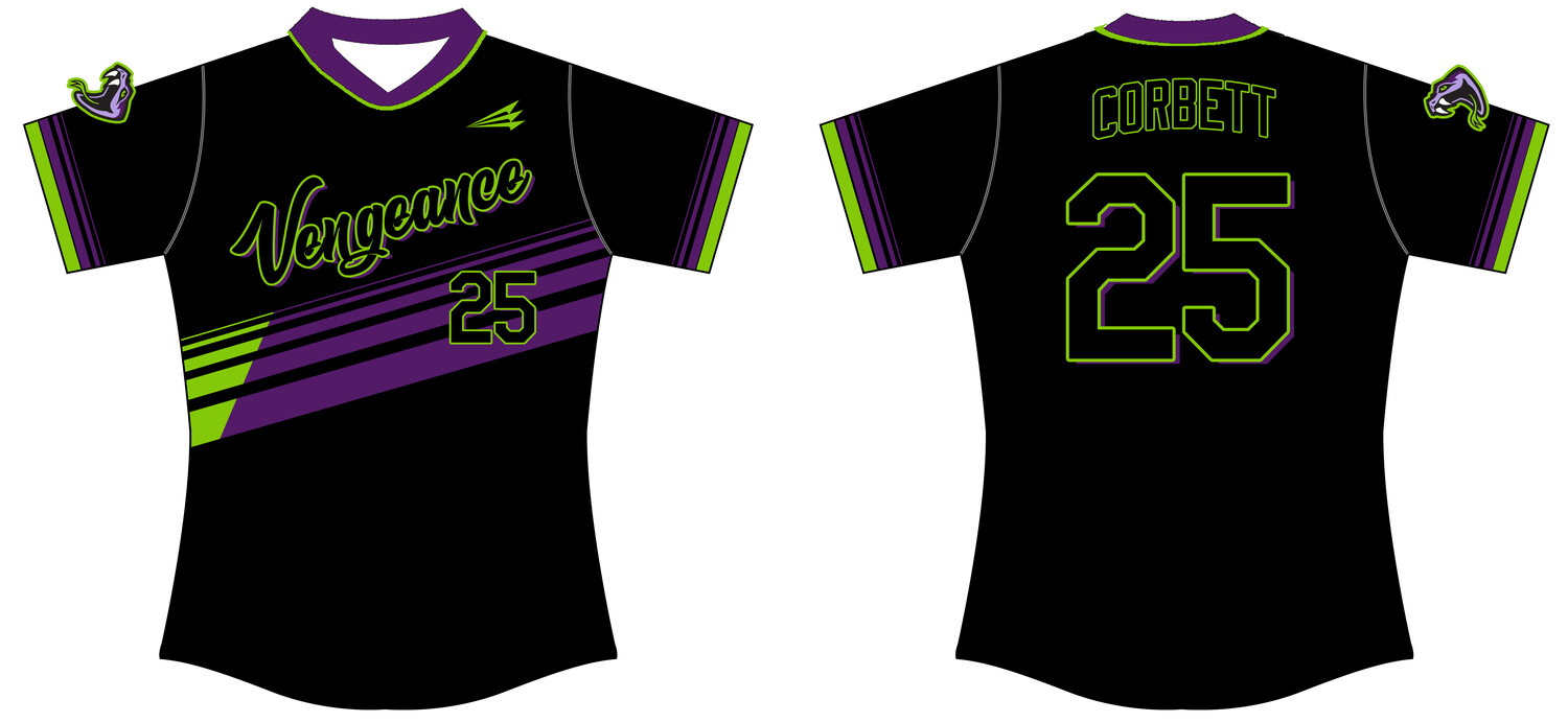South Shore Vengeance Custom HexaFlex Softball Jersey #J9B