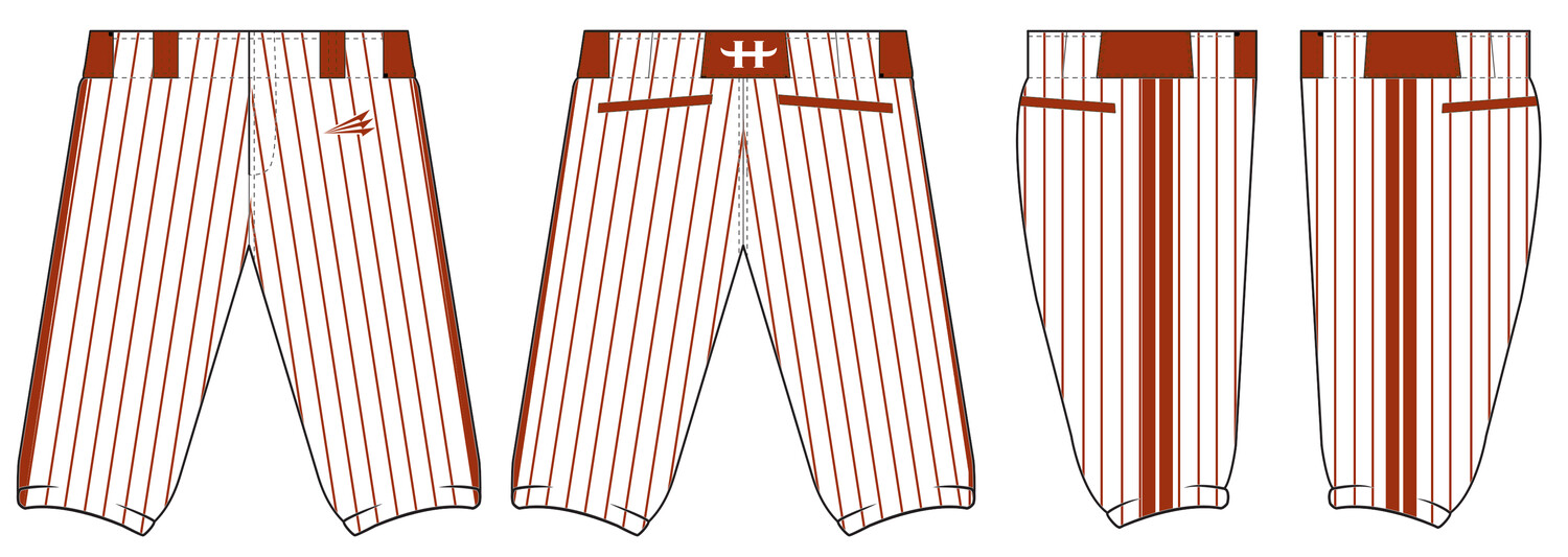 Austin Horns Custom Stacheman Elite Knicker Baseball Pants#BP6