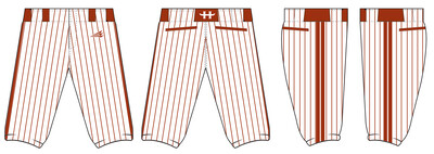 Austin Horns Custom Stacheman Elite Knicker Baseball Pants#BP6
