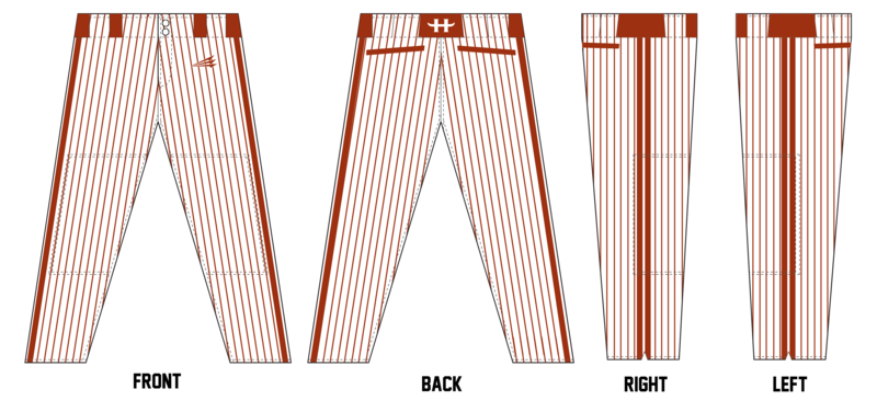Austin Horns Custom Stacheman Elite Long Baseball Pants #BP7