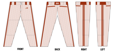 Austin Horns Custom Stacheman Elite Long Baseball Pants #BP7