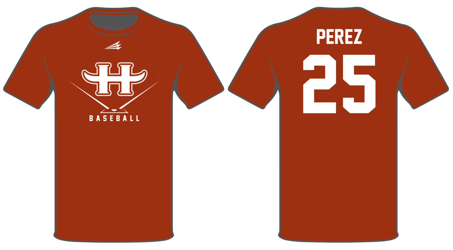 Austin Horns Custom Baseball HyperTee #HT2