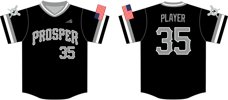 Prosper Spikes Custom HexaFlex Baseball Jersey #J1