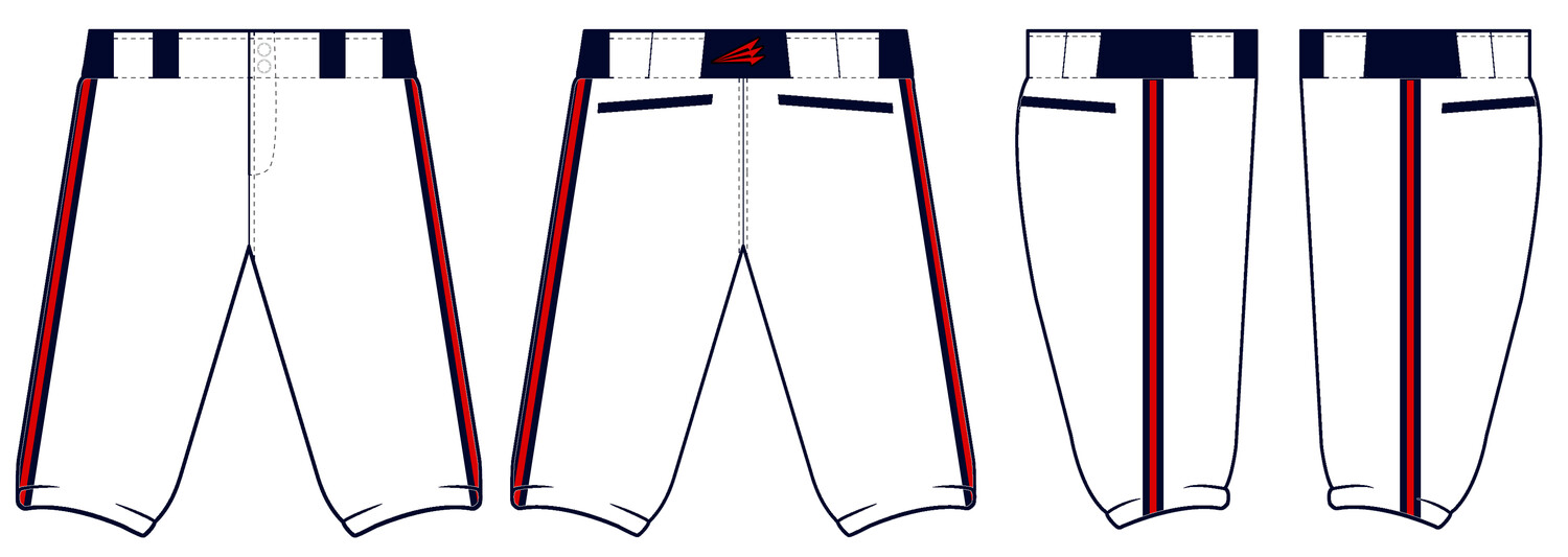 Deschutes Rapids Custom Knicker Baseball Pants #BP1B