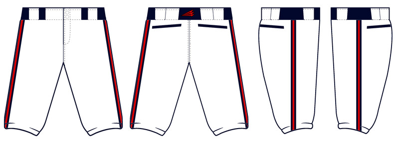 Deschutes Rapids Custom Knicker Baseball Pants #BP1B