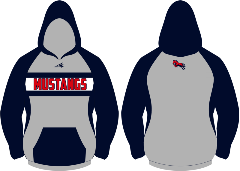 Mustangs (Stinson) Custom Baseball Vulcan Hoodie #VH2