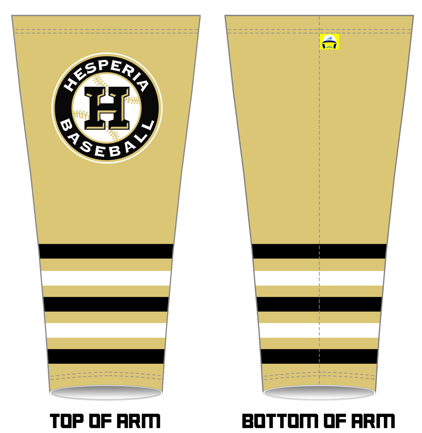 Hesperia Scorpions Custom Baseball Arm Sleeve #AS1