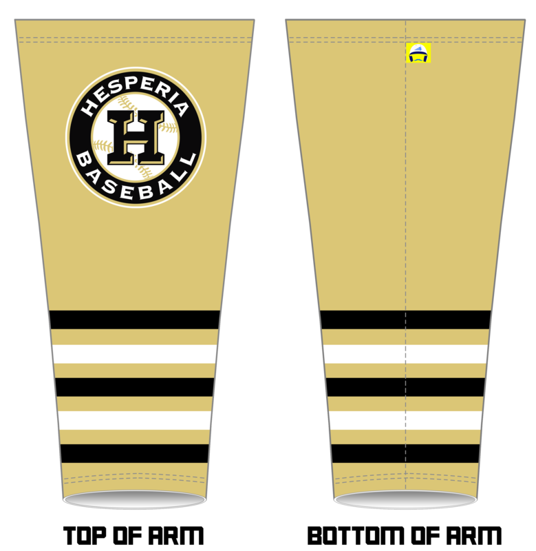 Hesperia Scorpions Custom Baseball Arm Sleeve #AS1