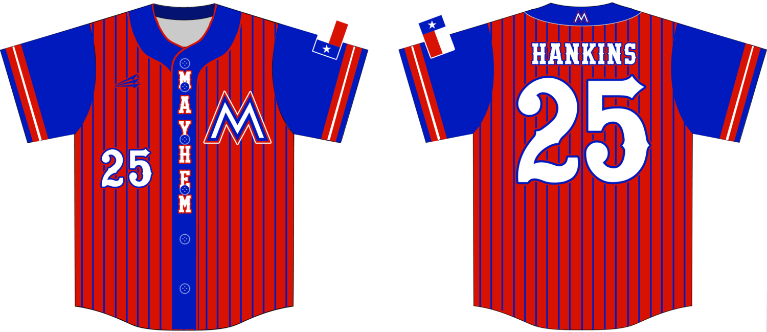 West Texas Mayhem Custom Nanodri Baseball Jersey #J6B