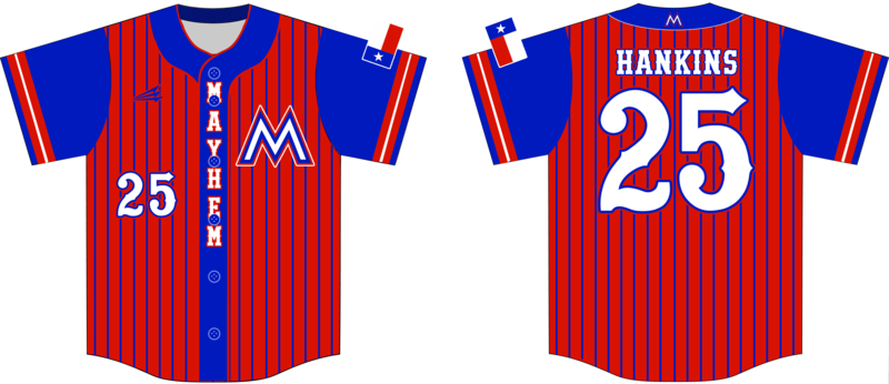 West Texas Mayhem Custom Nanodri Baseball Jersey #J6B