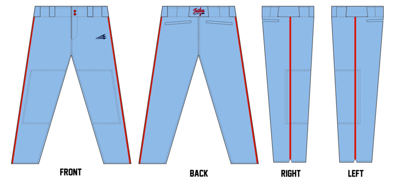 Tombigbee Tribe Stacheman Elite Custom Long Baseball Pants #BP14