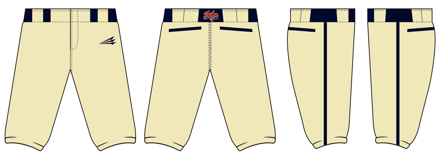 Tombigbee Tribe Stacheman Elite Custom Knicker Baseball Pants #BP13A