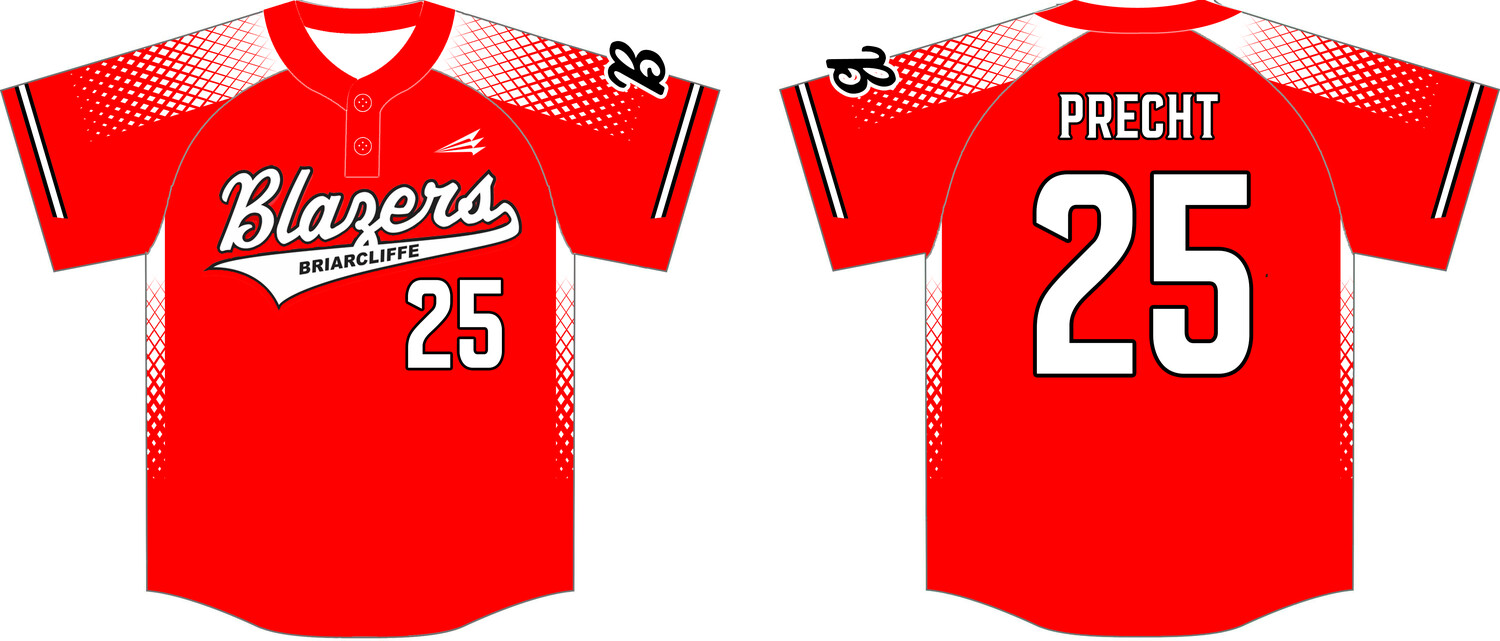Wheaton Briarcliffe Blazers  Custom NanoDri Baseball Jersey #J1F