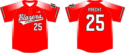 Wheaton Briarcliffe Blazers  Custom NanoDri Baseball Jersey #J1F