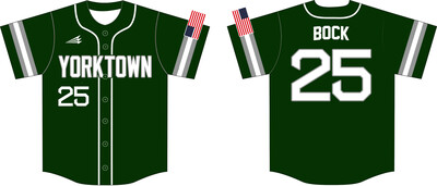 Yorktown (YAC) 8u Custom HexaFlex Baseball Jersey Design #J14b