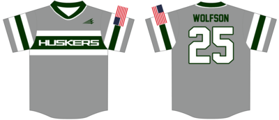 Yorktown (YAC) 8u Custom HexaFlex Baseball Jersey Design #J13b