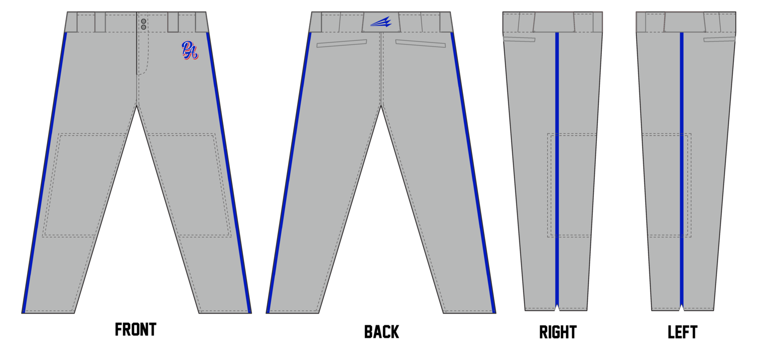 PA Playmakers Stacheman Elite Custom Long Baseball Pants #BP4B