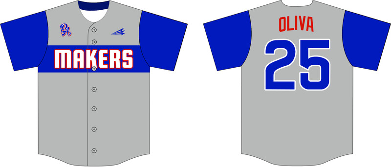 PA Playmakers Custom Hexaflex Baseball Jersey #J12E