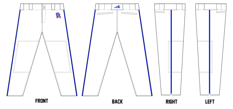 PA Playmakers Stacheman Elite Custom Long Baseball Pants #BP3A
