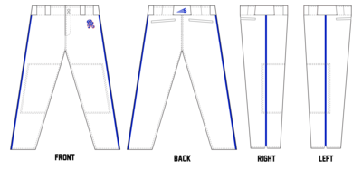 PA Playmakers Stacheman Elite Custom Long Baseball Pants #BP3A