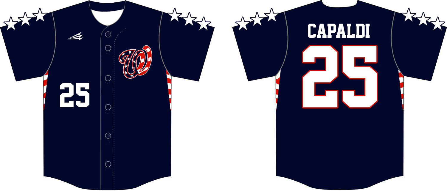 Westport Nationals Custom Hexaflex Baseball Jersey #J1B