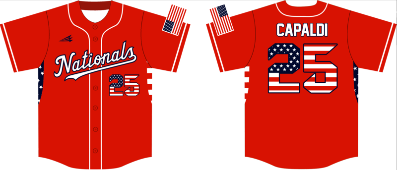 Westport Nationals Custom Hexaflex Baseball Jersey #J2