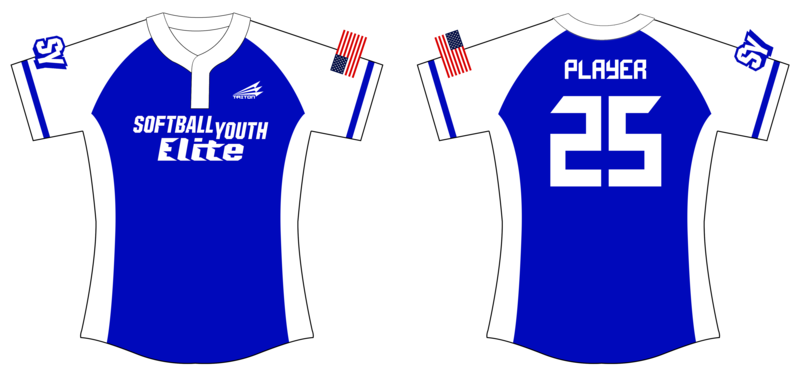 Softball Youth Elite Winter 2020/2021 2020 Fastpitch Jersey J17a