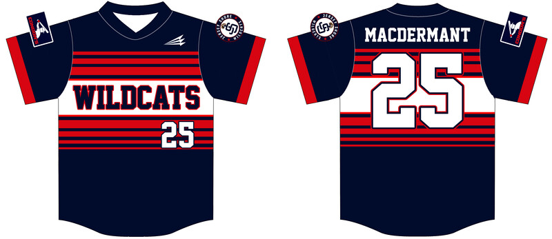 Wall Wildcats Custom NanoDri Baseball Jersey #J3C