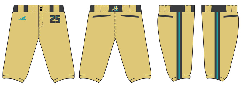 Missouri Miners Custom Stacheman Elite Knicker Pants #BP6B