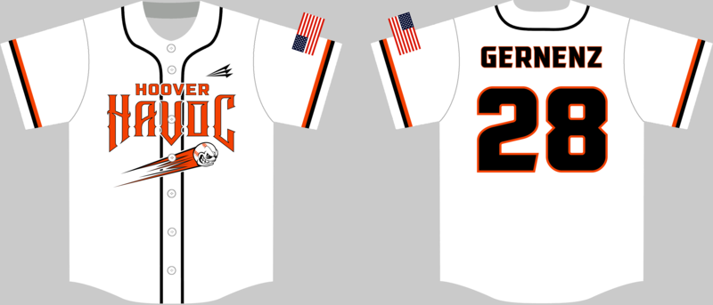 Hoover Havoc Custom Nanodri Baseball Jersey #J3