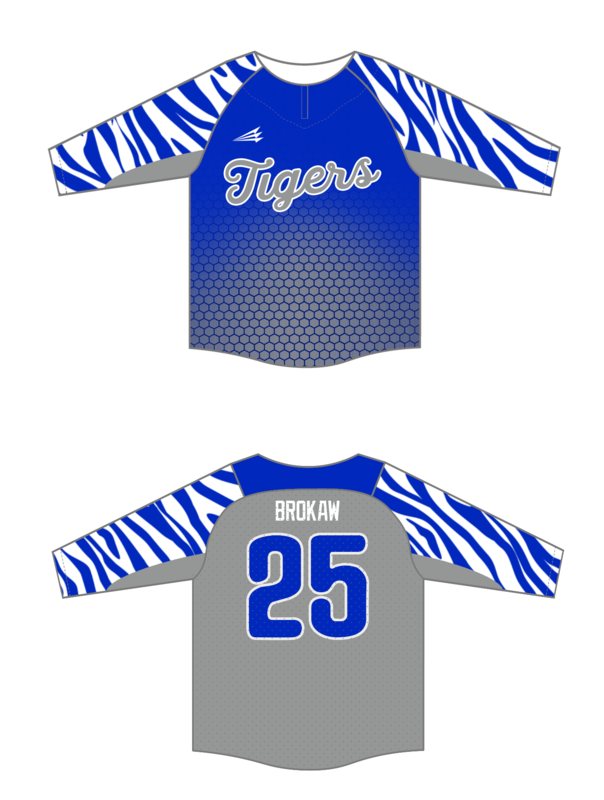 Tiger Travel Baseball Custom BP Jacket #BPJ4