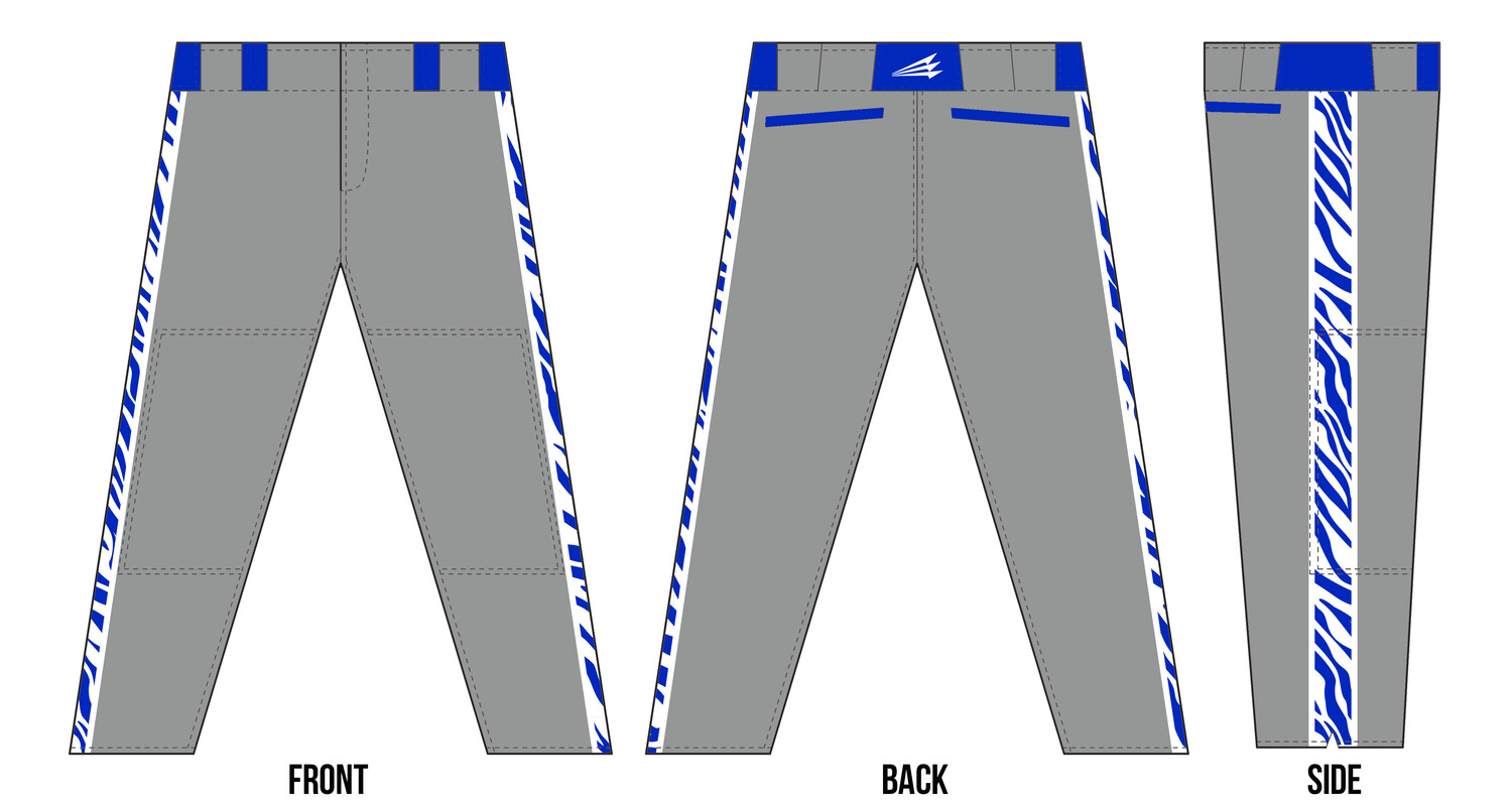 Tiger Travel Baseball Custom Stacheman Elite Long Pants #BP4b