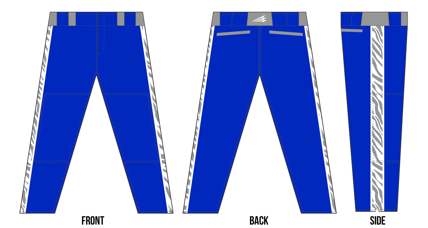 Tiger Travel Baseball Custom Stacheman Elite Long Pants #BP5b