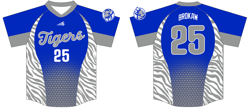 Tiger Travel Baseball Custom NanoDri Jersey #J4c