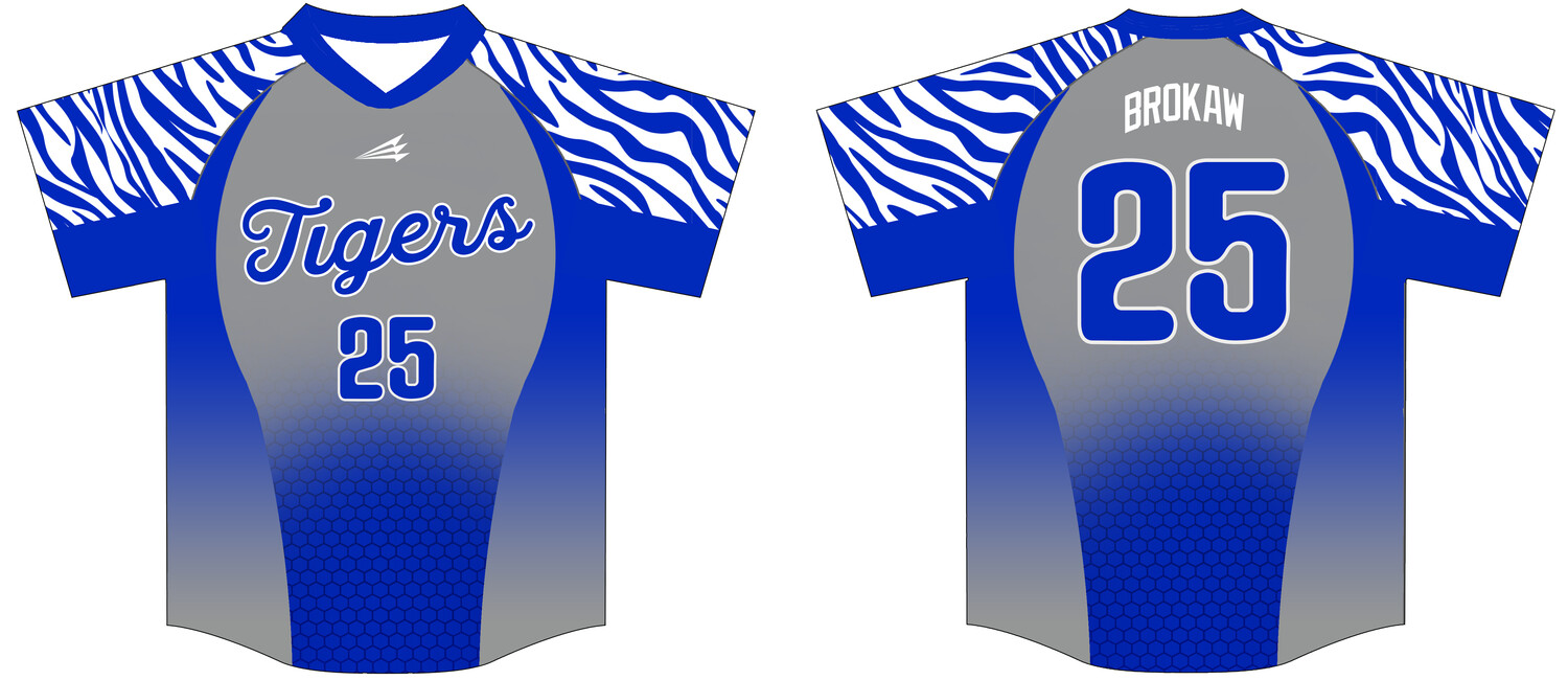 Tiger Travel Baseball Custom NanoDri Jersey #J5c