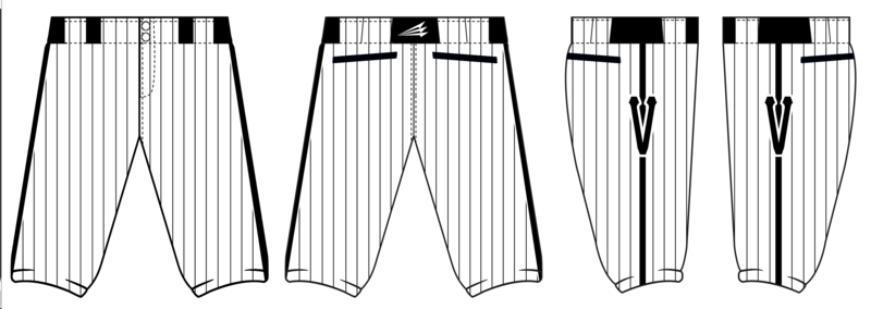 High Desert Vipers Baseball Club Custom Stacheman Elite Knicker Baseball Pants  #BP1