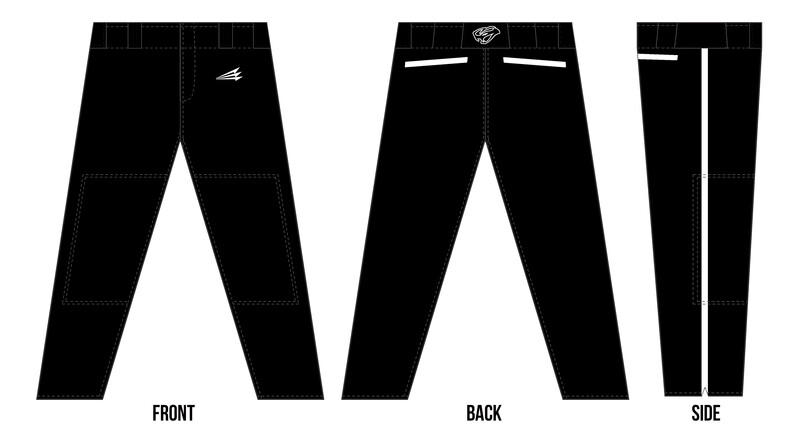 High Desert Vipers Baseball Club Custom Stacheman Elite Long Baseball Pants  #BP4