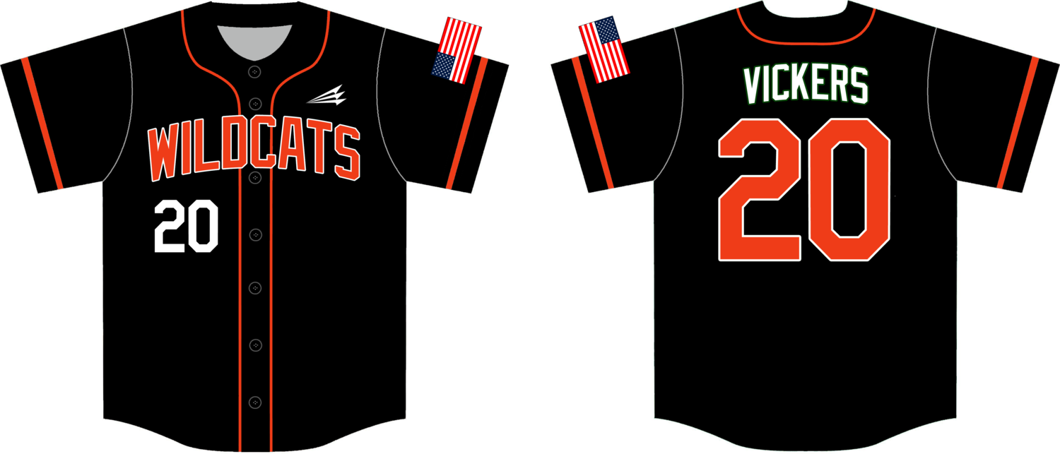 Libertyville Cheerleading Custom NanoDri Baseball Jersey #J1
