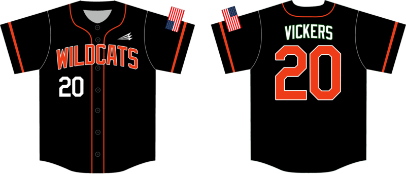 Libertyville Cheerleading Custom NanoDri Baseball Jersey #J1