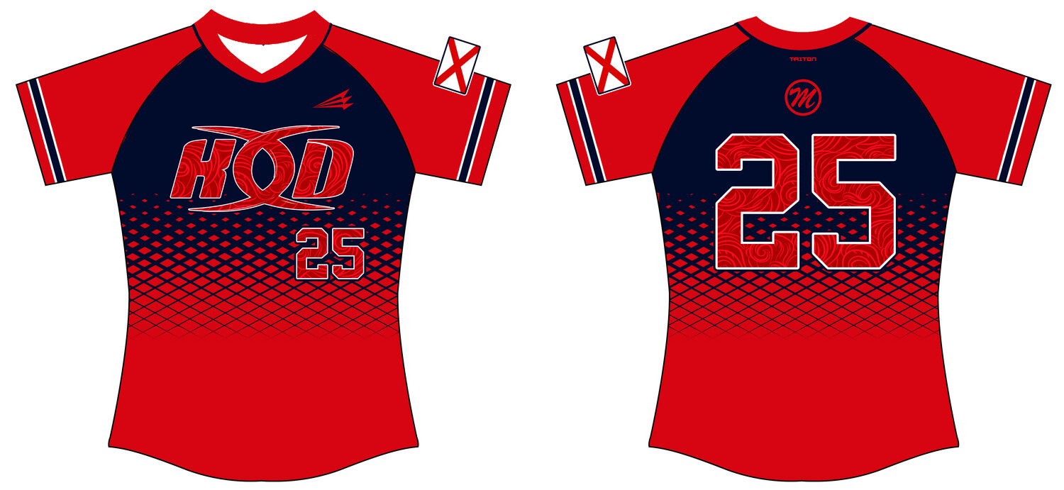 Knockout Divas Custom HexaFlex Fastpitch Jersey #J6