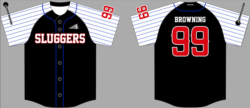 Lubbock Sluggers Custom HexaFlex Baseball Jersey #J3