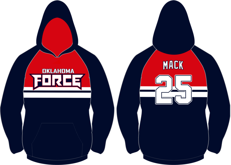 Oklahoma Force Custom Vulcan Hoodie #VH1B