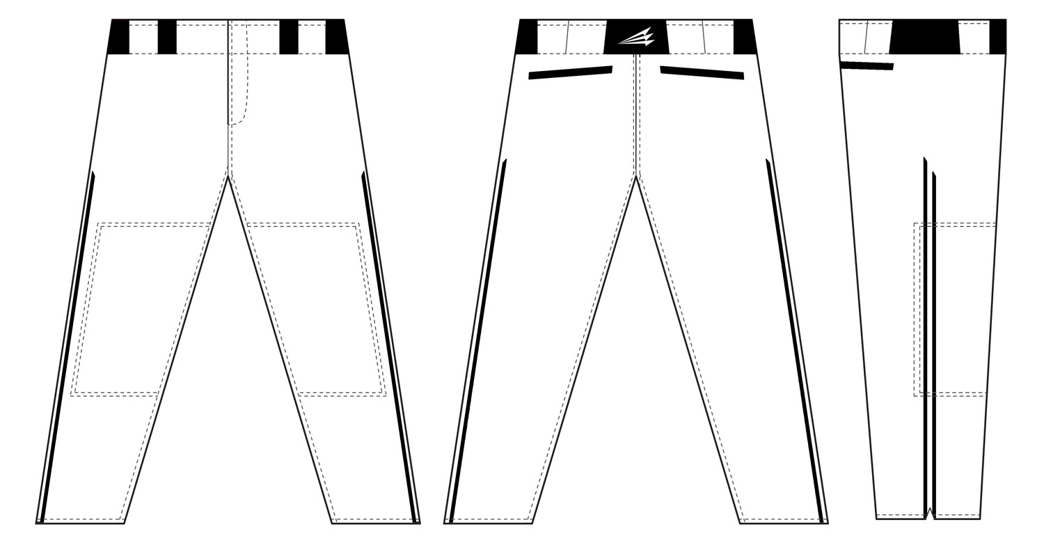 East Texas Sharks Custom Stacheman Elite Long Baseball Pants #BP2