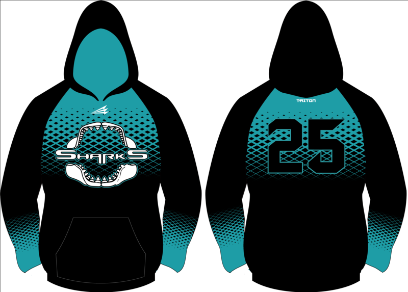 East Texas Sharks Custom Vulcan Hoodie #VH1