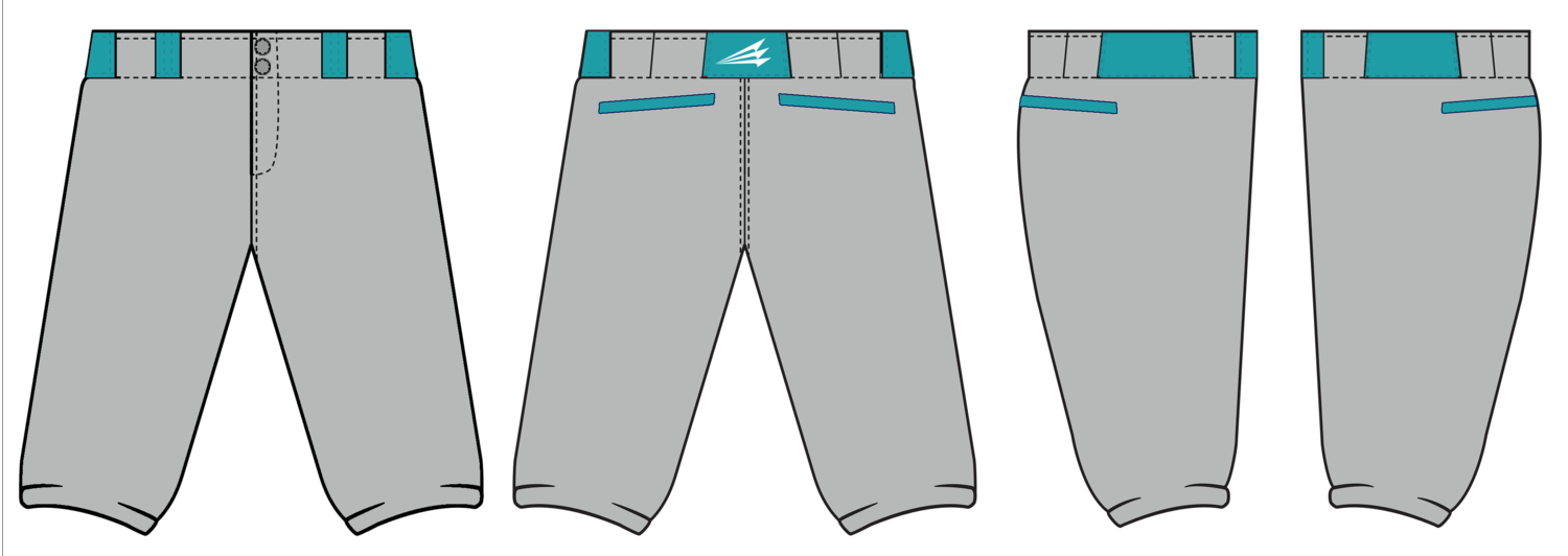 East Texas Sharks Custom Stacheman Elite Knicker Baseball Pants #BP3B