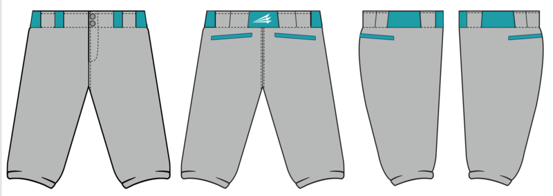 East Texas Sharks Custom Stacheman Elite Knicker Baseball Pants #BP3B