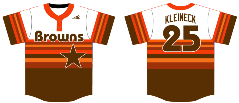 Austin Browns Custom HexaFlex Baseball Jersey #J1D